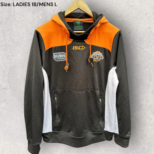 Wests Tigers ISC Black Pullover Hooded Jumper