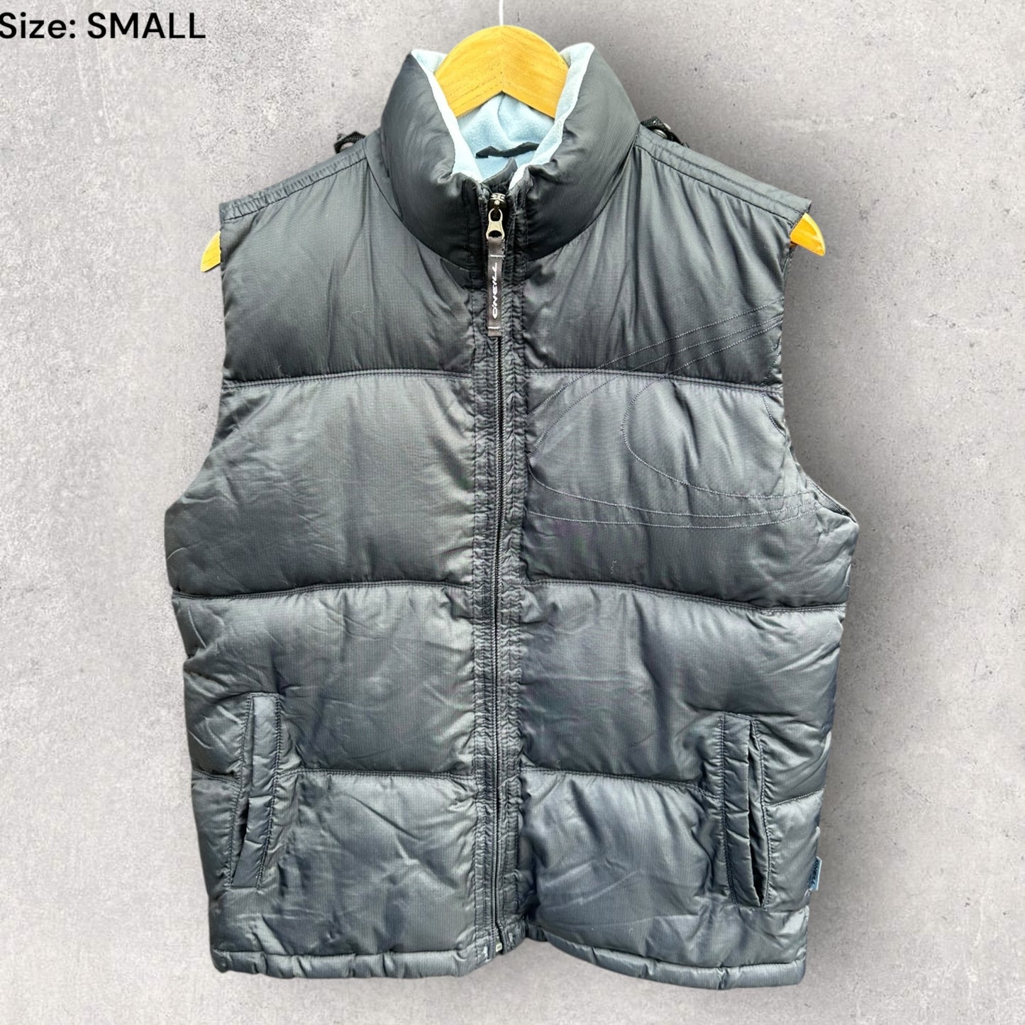 O’NEILL SLEEVELESS BLUE PUFFER VEST