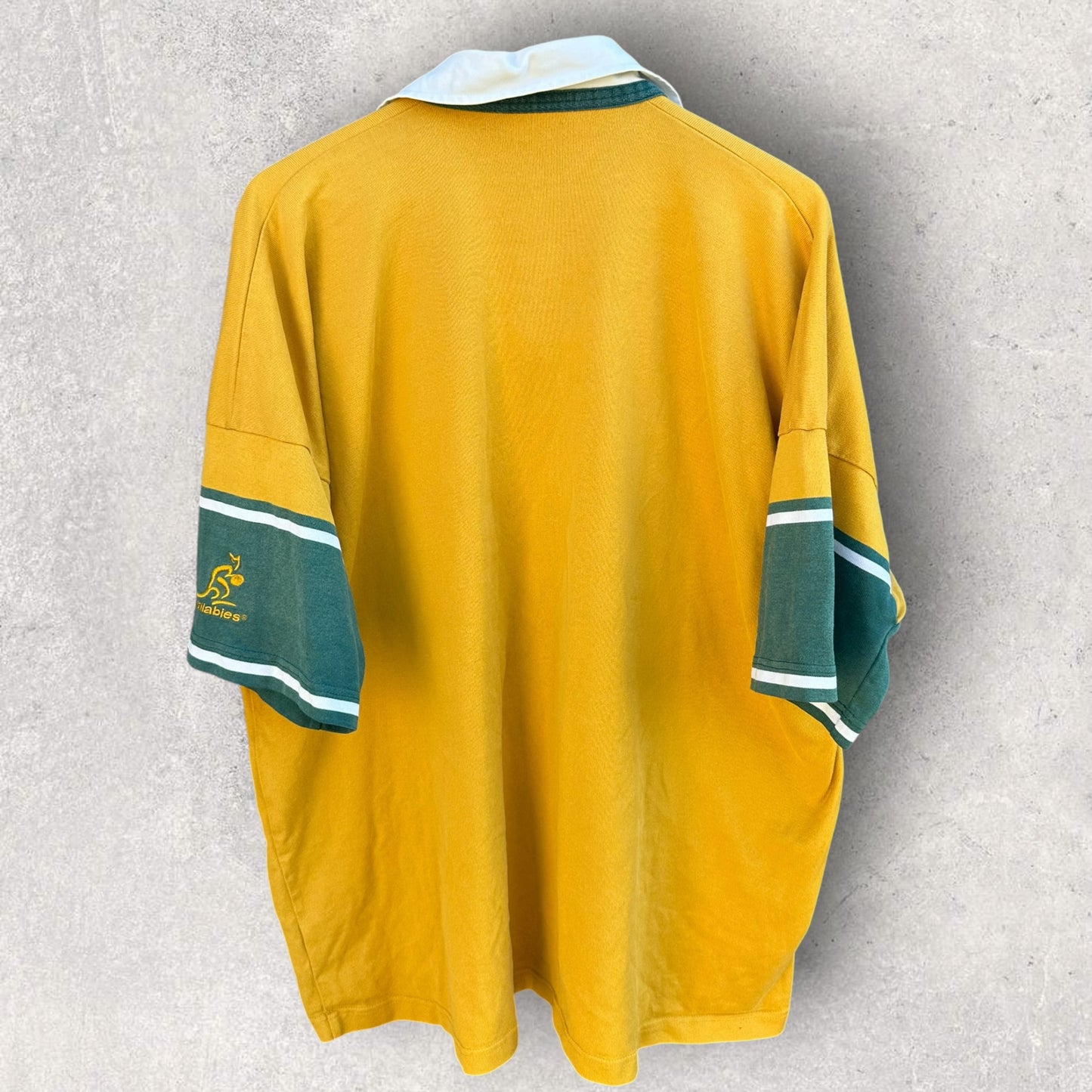 Australian Wallabies 2003 Rugby World Cup Canterbury 3/4 Sleeve Rugby Union Jersey