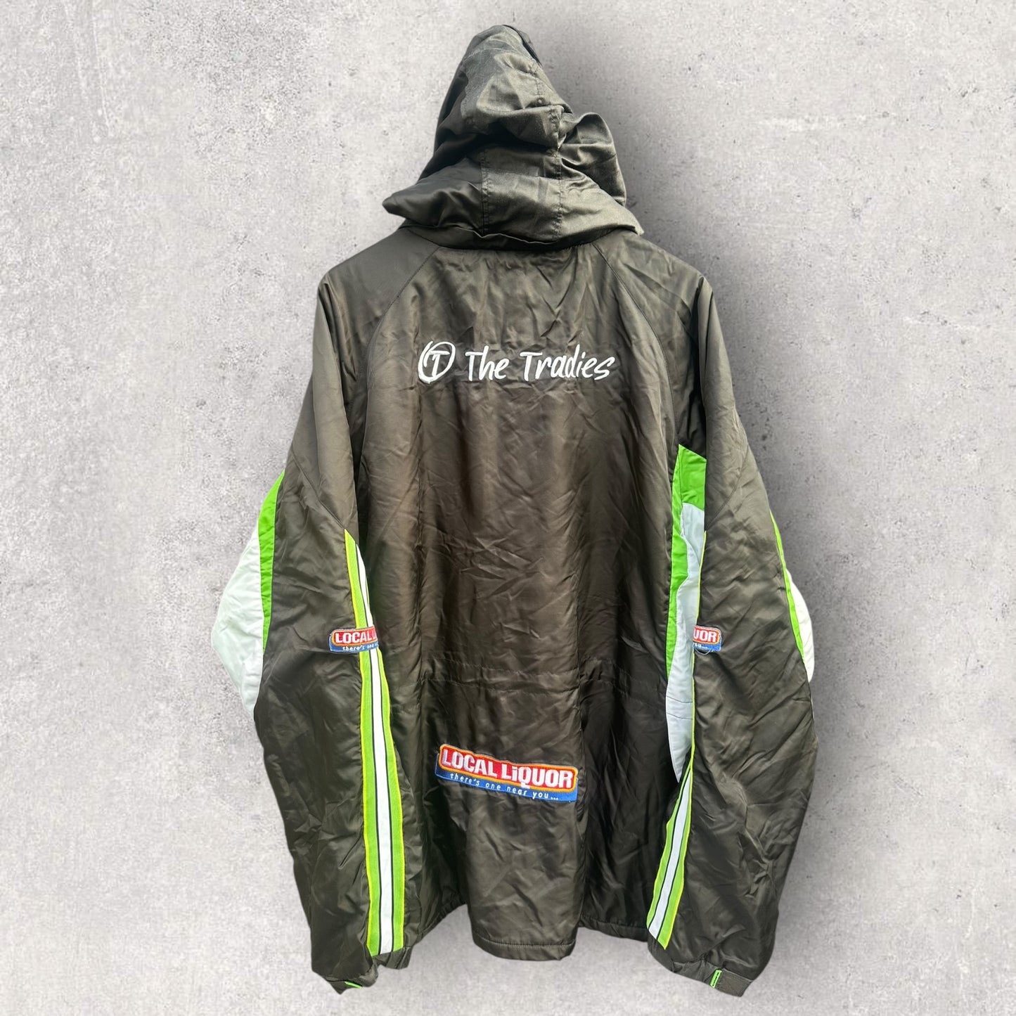 Canberra Raiders ISC Black Full Zip NRL Fleece Hooded Jacket