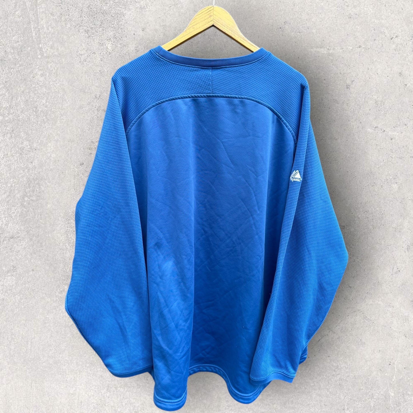 PITTSBURGH PIRATES MAJESTIC BLUE PULLOVER JUMPER