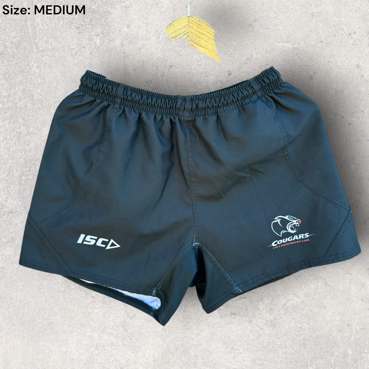Collaroy Cougars Rugby Union ISC Black Match Shorts