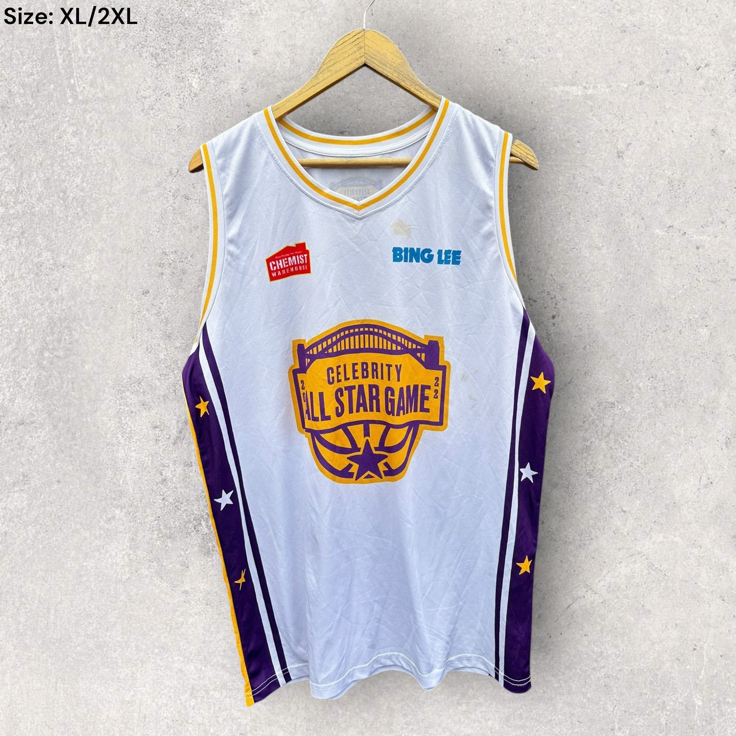 NBL ALL STAR CELEBRITY 2022 GAME USED JERSEY