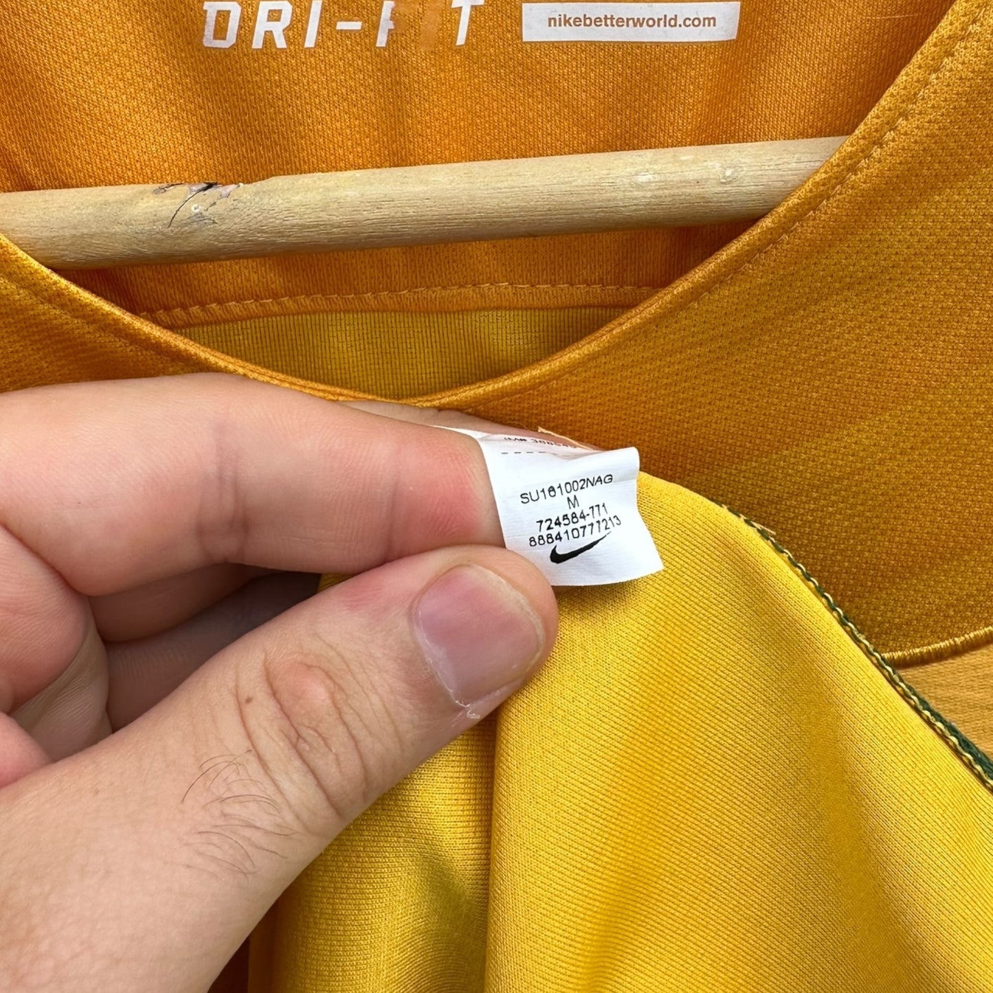 AUSTRALIA SOCCEROOS 2016 NIKE HOME FOOTBALL JERSEY