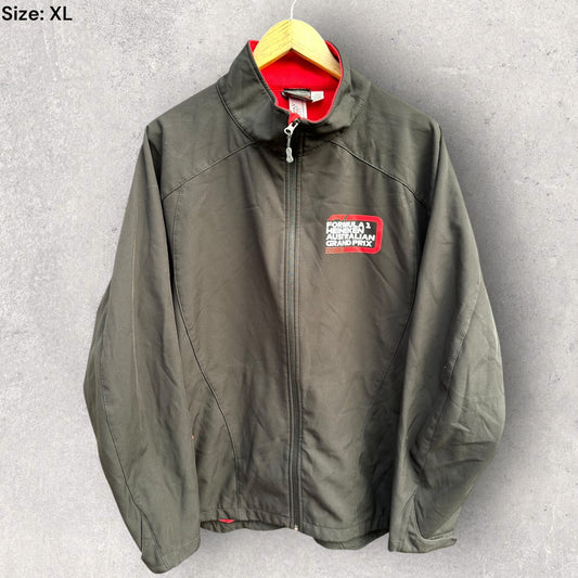 FORMULA 1 F1 AUSTRALIAN GRAND PRIX BLACK FLEECED JACKET