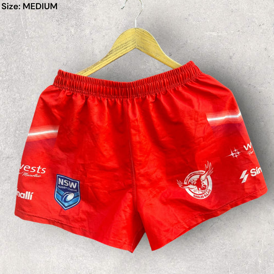 EASTS CAMPBELLTOWN EAGLES NSW RUGBY LEAGUE MATCH SHORTS