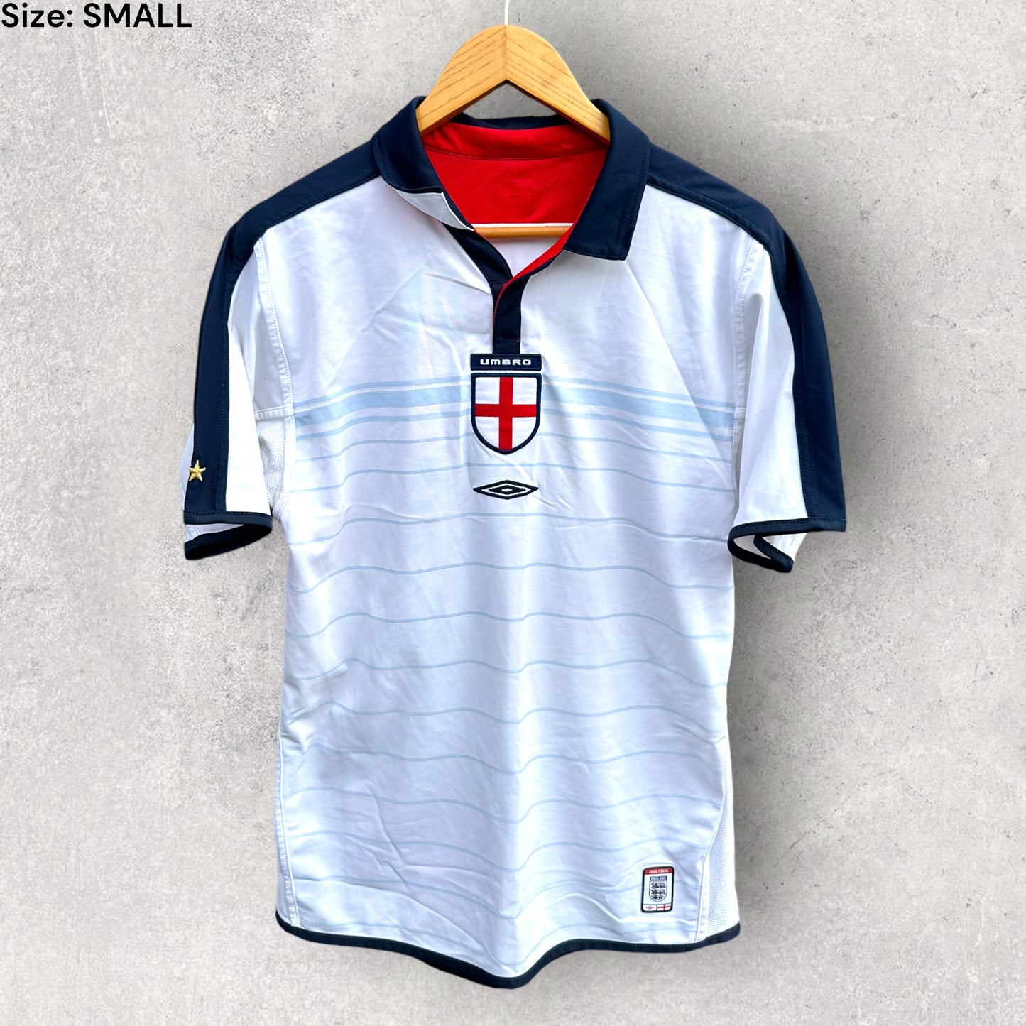 ENGLAND 2004 REVERSE HOME JERSEY