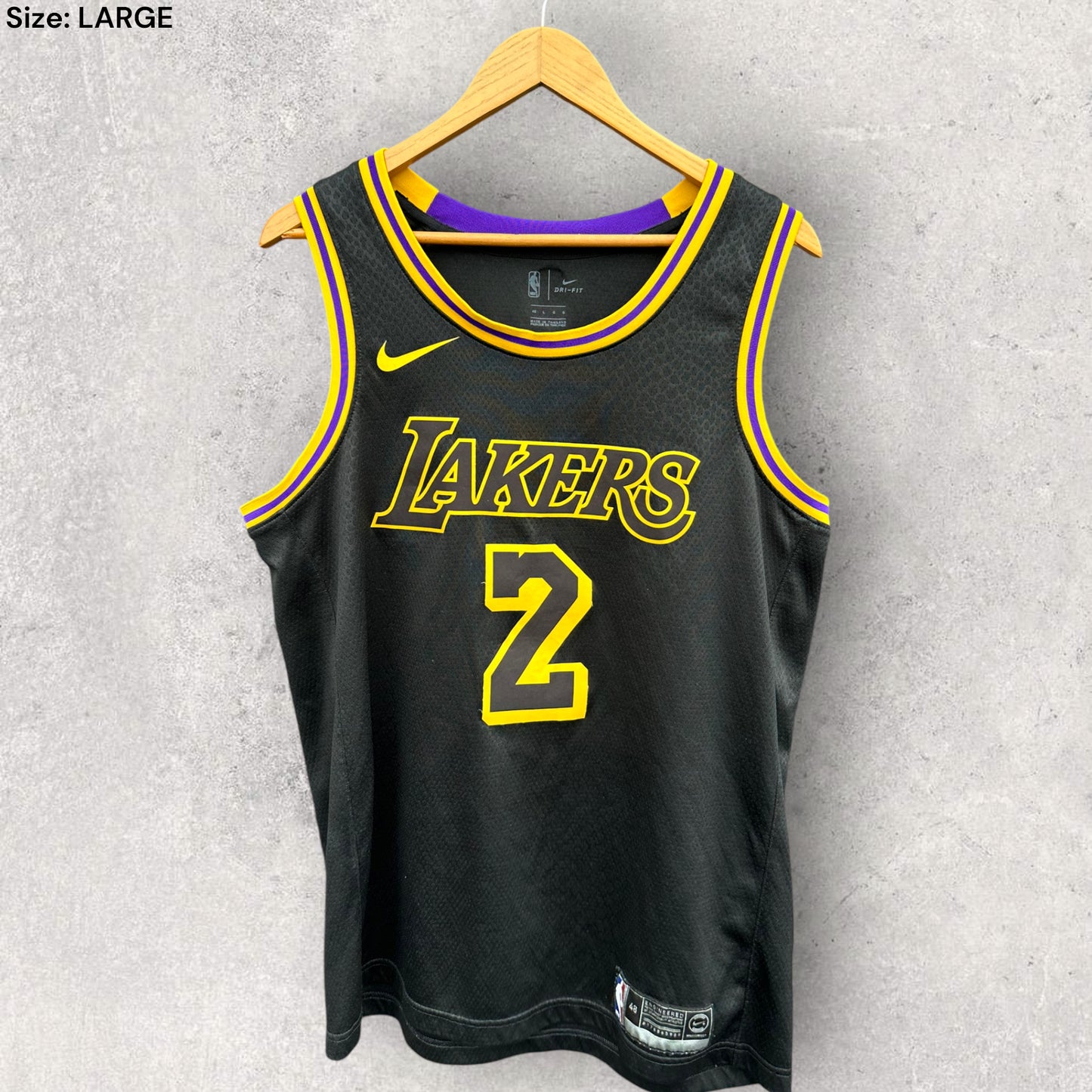 LONZO BALL LA LAKERS MAMBA CITY EDITION NIKE JERSEY