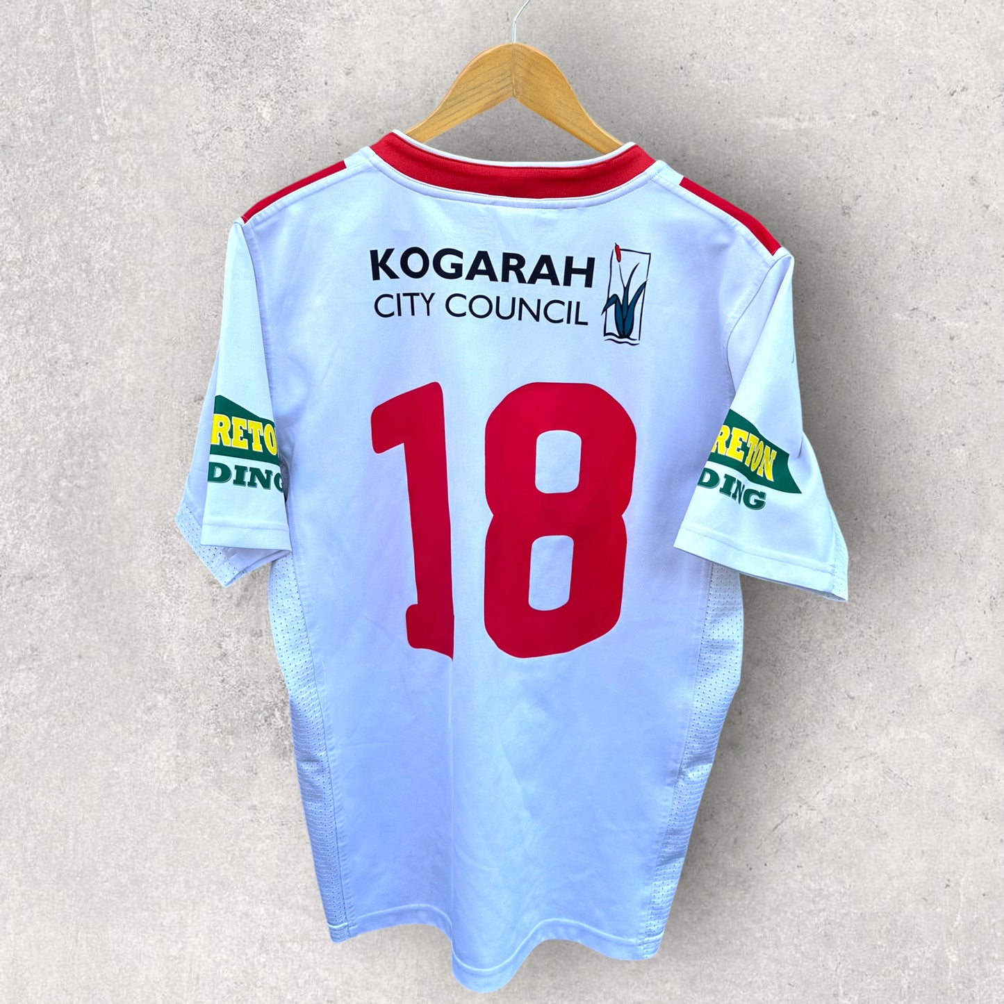 ST GEORGE ILLAWARRA DRAGONS SG BALL 2014 MATCH WORN JERSEY