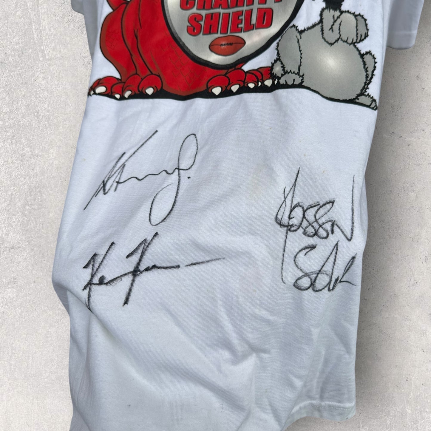 St George Illawarra Dragons Charity Shield Vintage White Shirt
