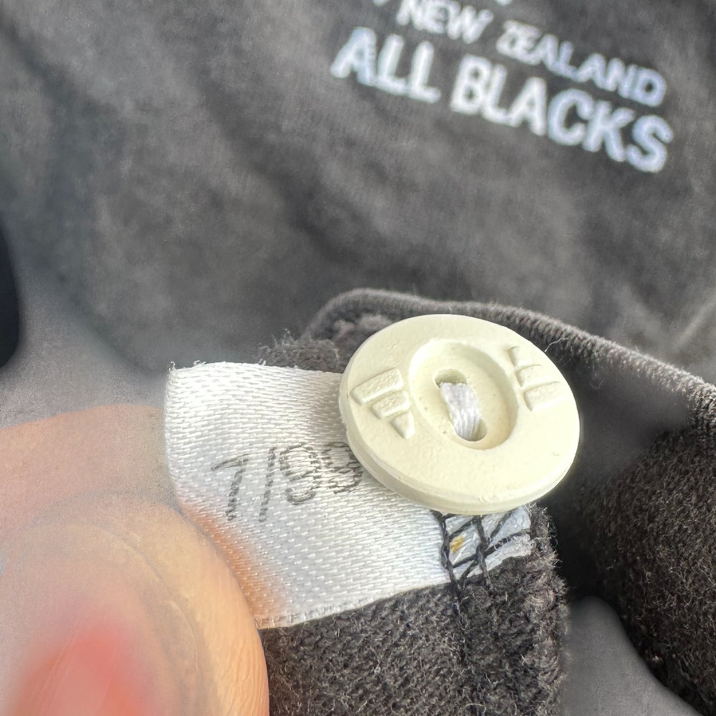 NEW ZEALAND ALL BLACKS ADIDAS 1999 LONG SLEEVE COTTON JERSEY