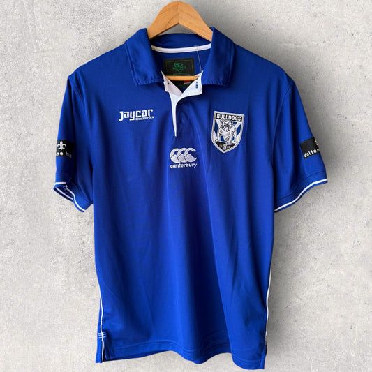 Canterbury Bulldogs Jaycar Blue Media Polo Shirt Rugby League