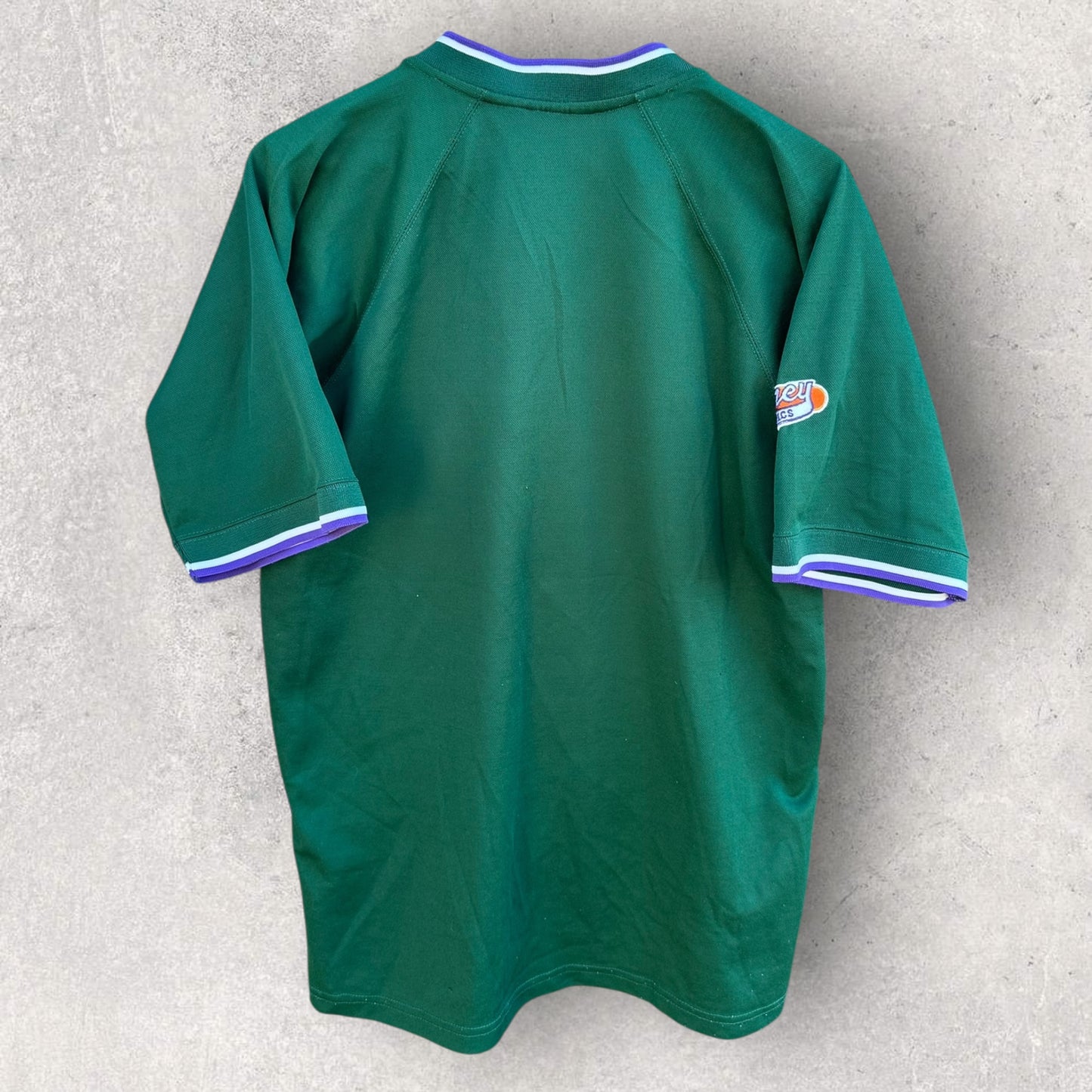 Disney Athletics Vintage Mickey Mouse Green Soccer Jersey