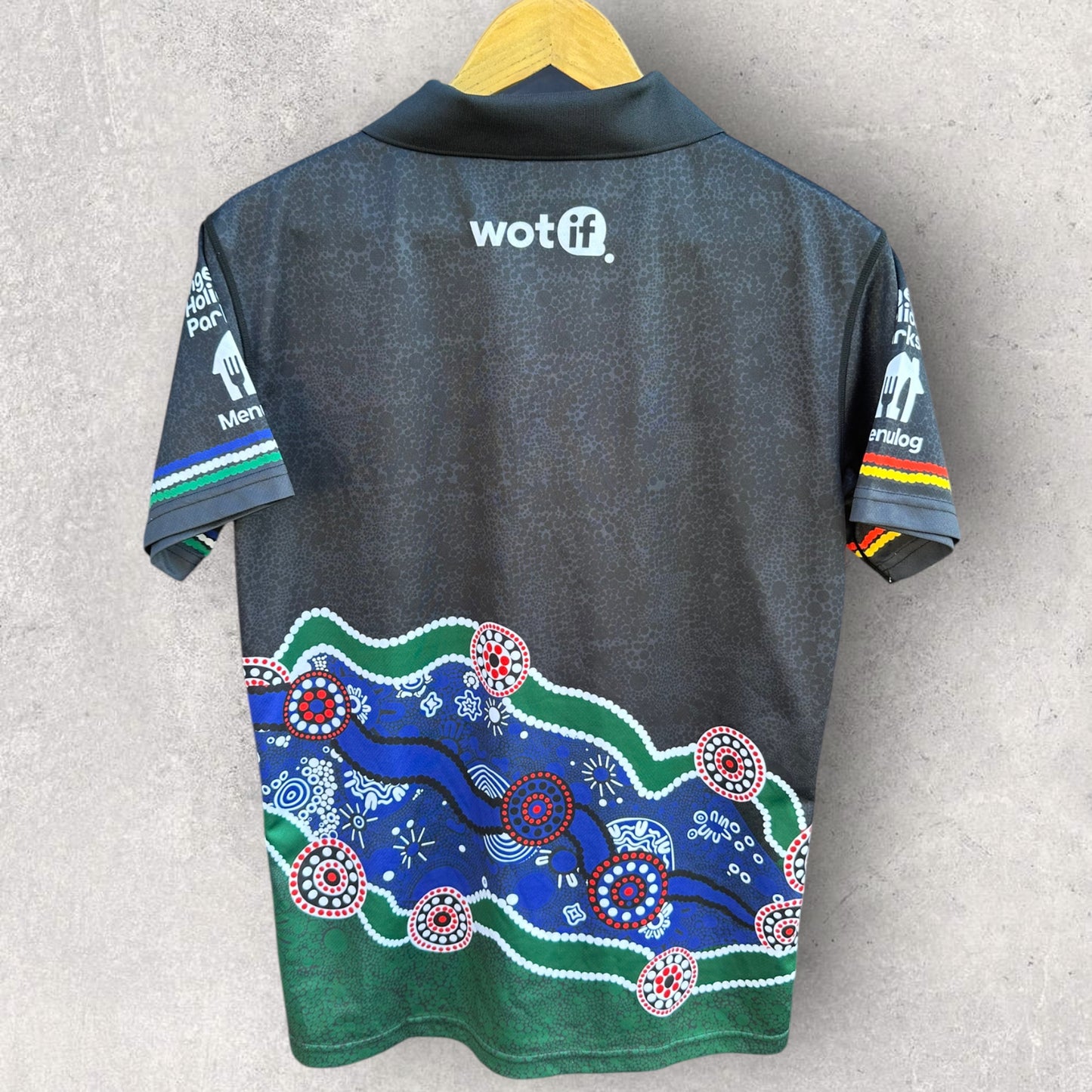 SOUTH SYDNEY RABBITOHS INDIGENOUS MEDIA POLO SHIRT