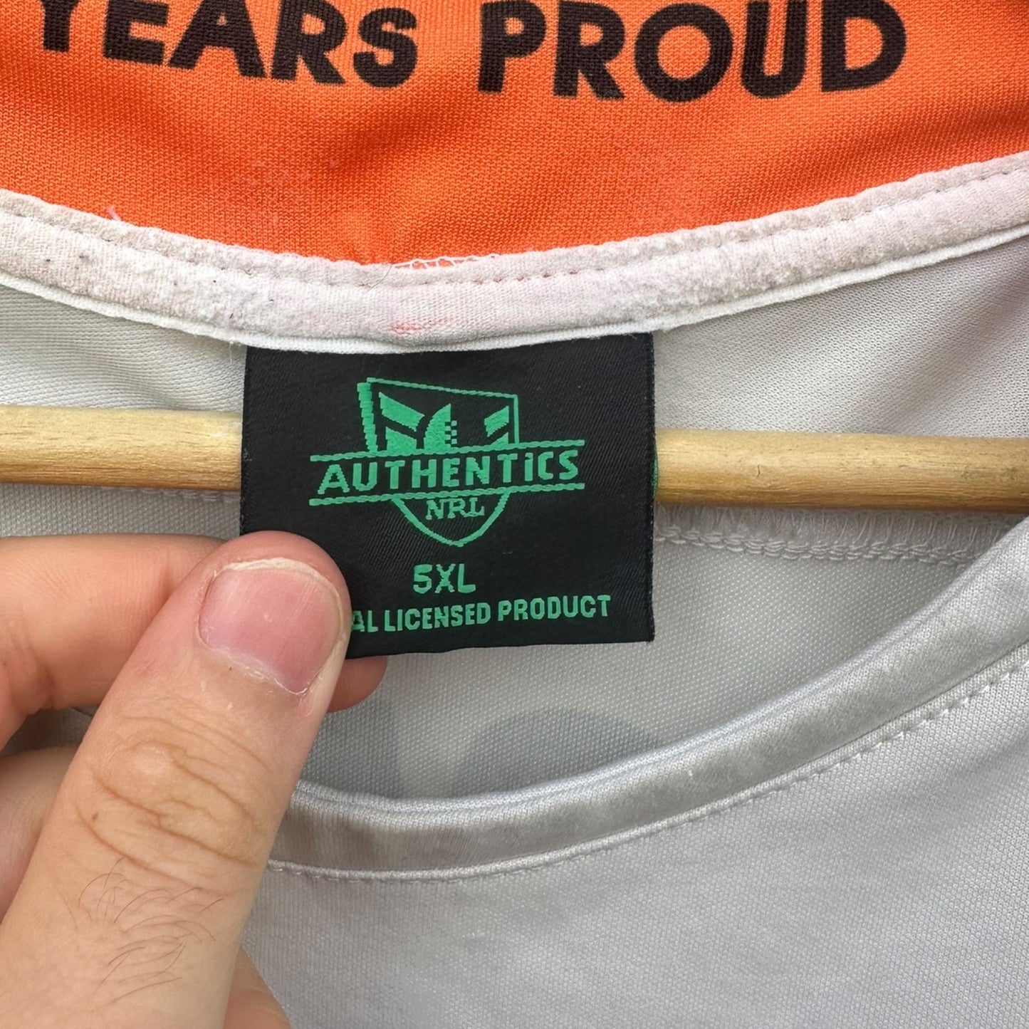 WESTS TIGERS 2015 AWAY ISC JERSEY