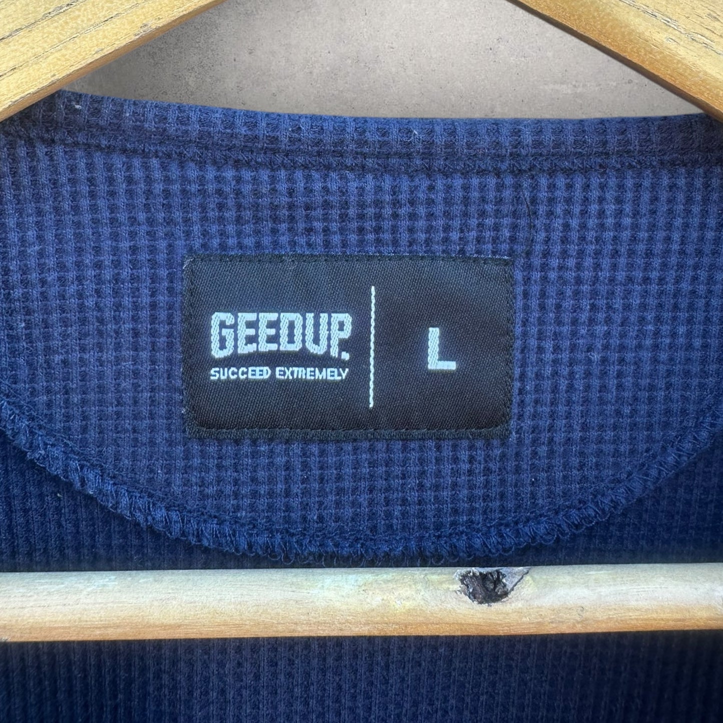 GEEDUP LADIES BLUE MESH SHIRT