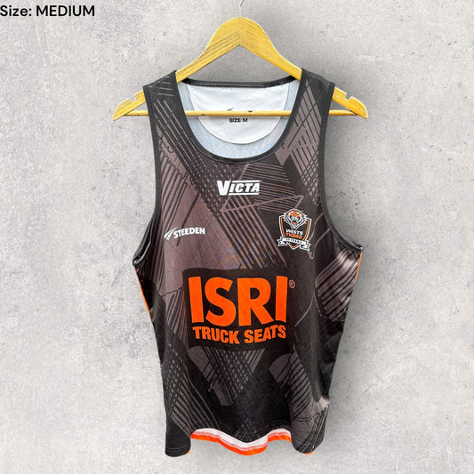 Wests Tigers Steedan 2024 Player Issued NRL Training Singlet