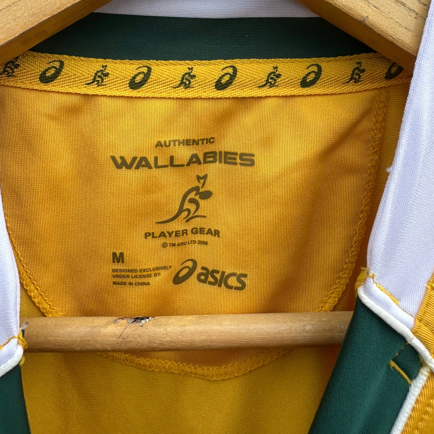 AUSTRALIAN WALLABIES ASICS SHORT SLEEVE JERSEY