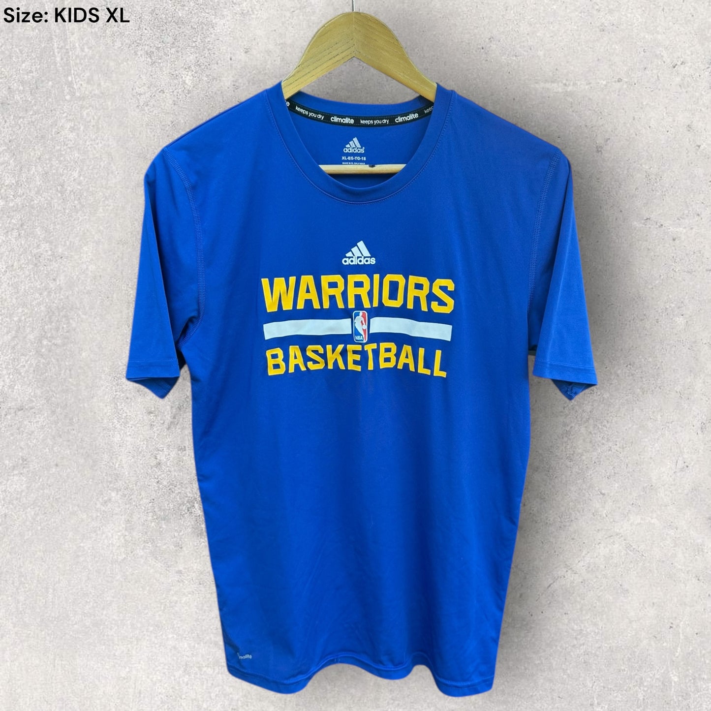 GOLDEN STATE WARRIORS ADIDAS NBA TRAINING SHIRT