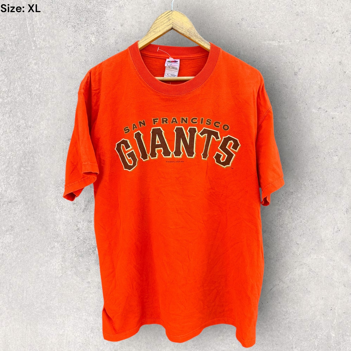 SAN FRANCISCO GIANTS 2004 VINTAGE ORANGE MLB SHIRT