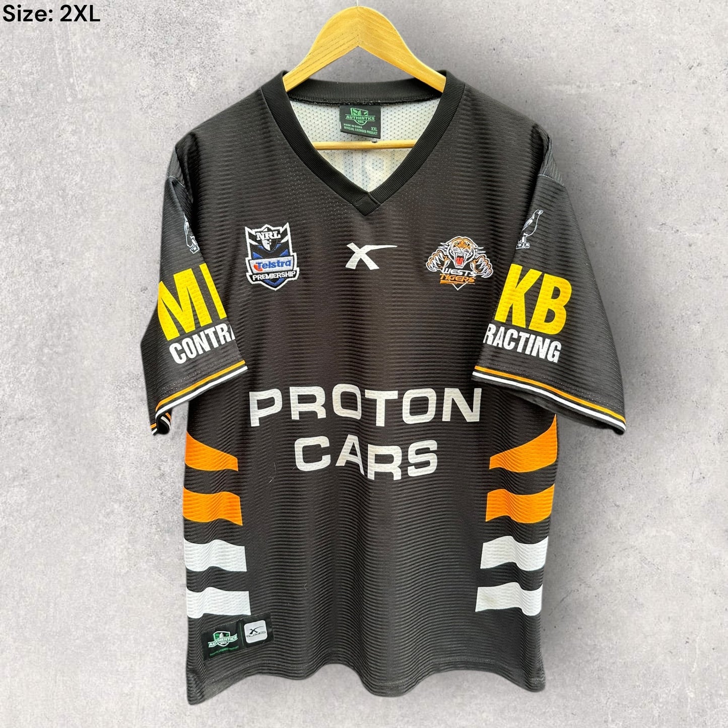 WESTS TIGERS 2010 AWAY JERSEY