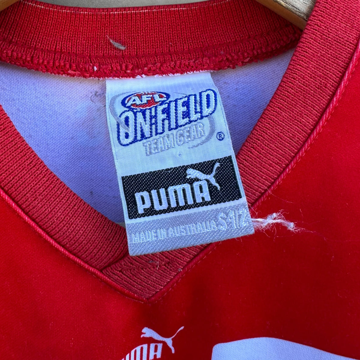 Sydney Swans Puma On Field Vintage Baby Kids Jersey