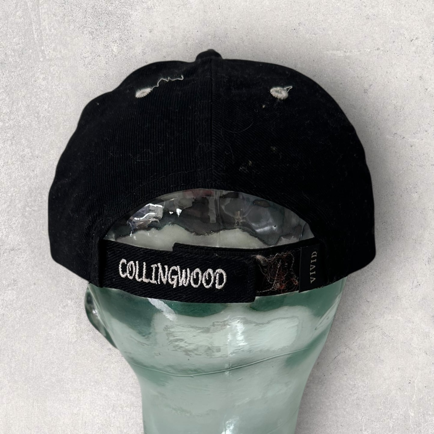 COLLINGWOOD MAGPIES VINTAGE VIVID AFL BLACK HAT