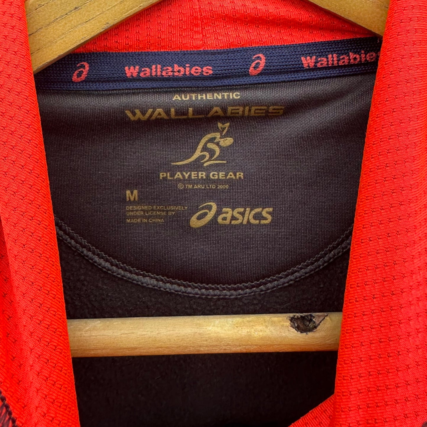 AUSTRALIAN WALLABIES ASICS FULL ZIP HOODED JUMPER