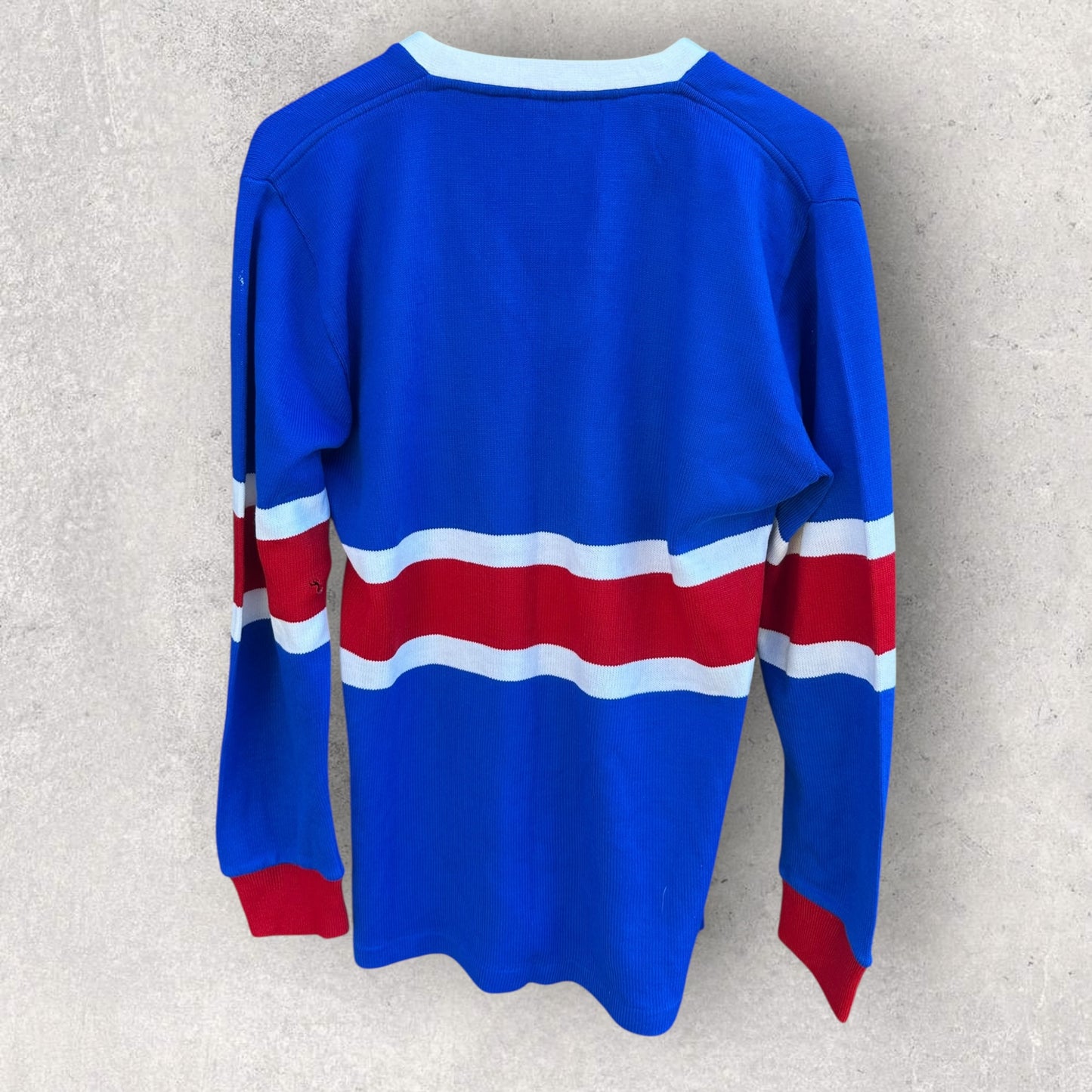 Western Bulldogs Long Sleeve Cotton Guernsey Vintage AFL