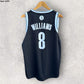 DERON WILLIAMS BROOKLYN NETS ADIDAS JERSEY