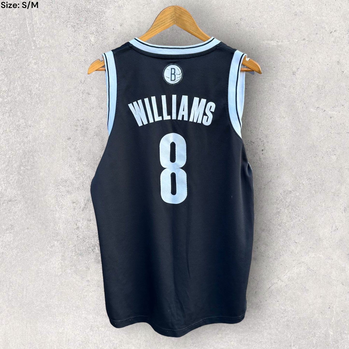 DERON WILLIAMS BROOKLYN NETS ADIDAS JERSEY