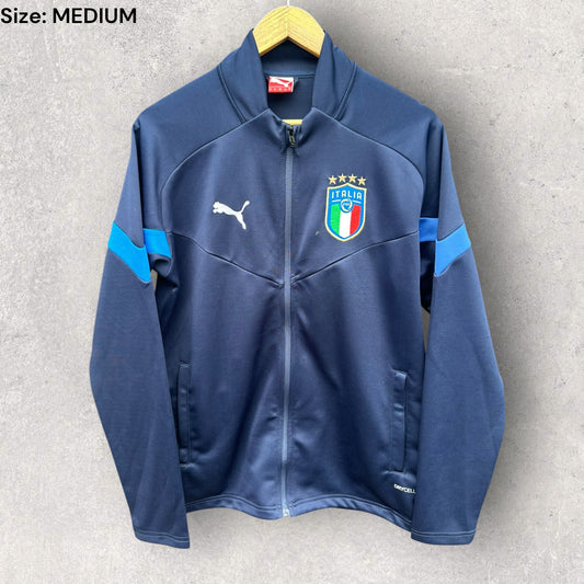 ITALY PUMA FULL ZIP BLUE JACKET