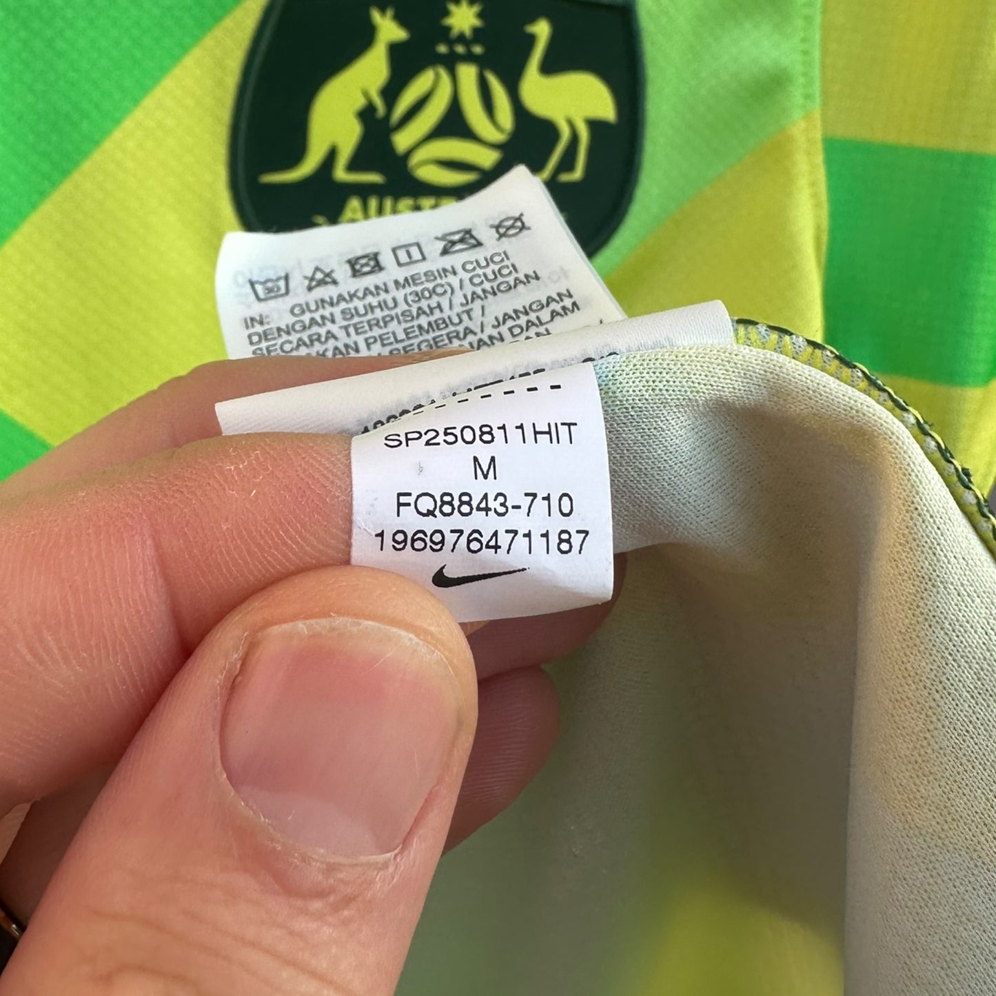 AUSTRALIA SOCCEROOS 2025 NIKE HOME STADIUM LADIES JERSEY