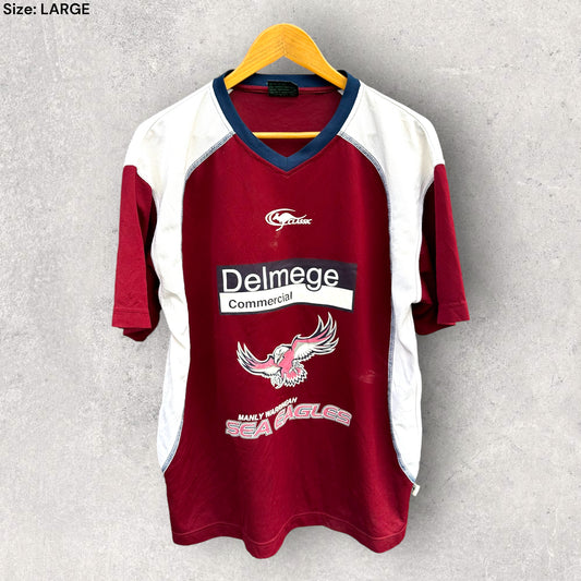 MANLY WARRINGAH SEA EAGLES VINTAGE TRAINING SHIRT