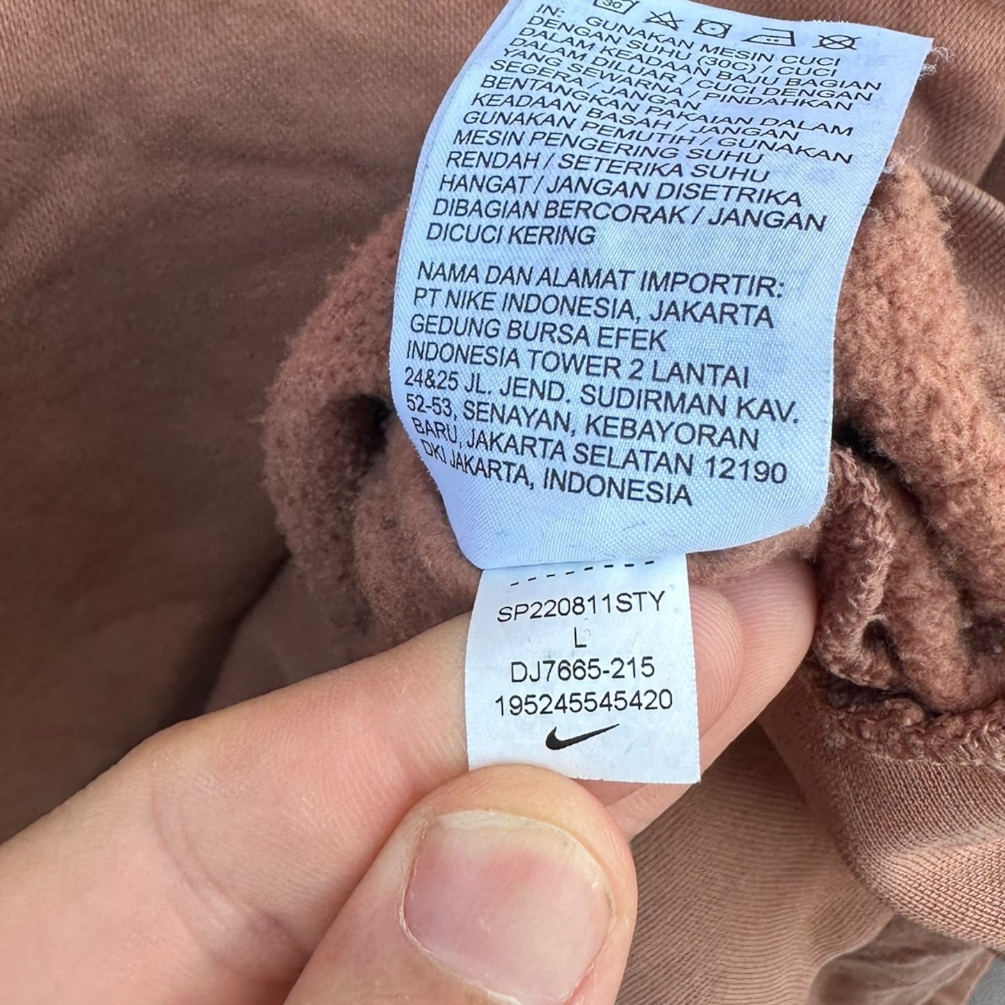 NIKE ESSENTIAL CREWNECK MINERAL JUMPER