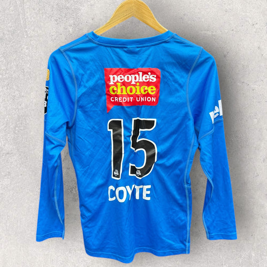 SARAH COYTE ADELAIDE STRIKERS MATCH WORN WBBL CRICKET LONG SLEEVE JERSEY