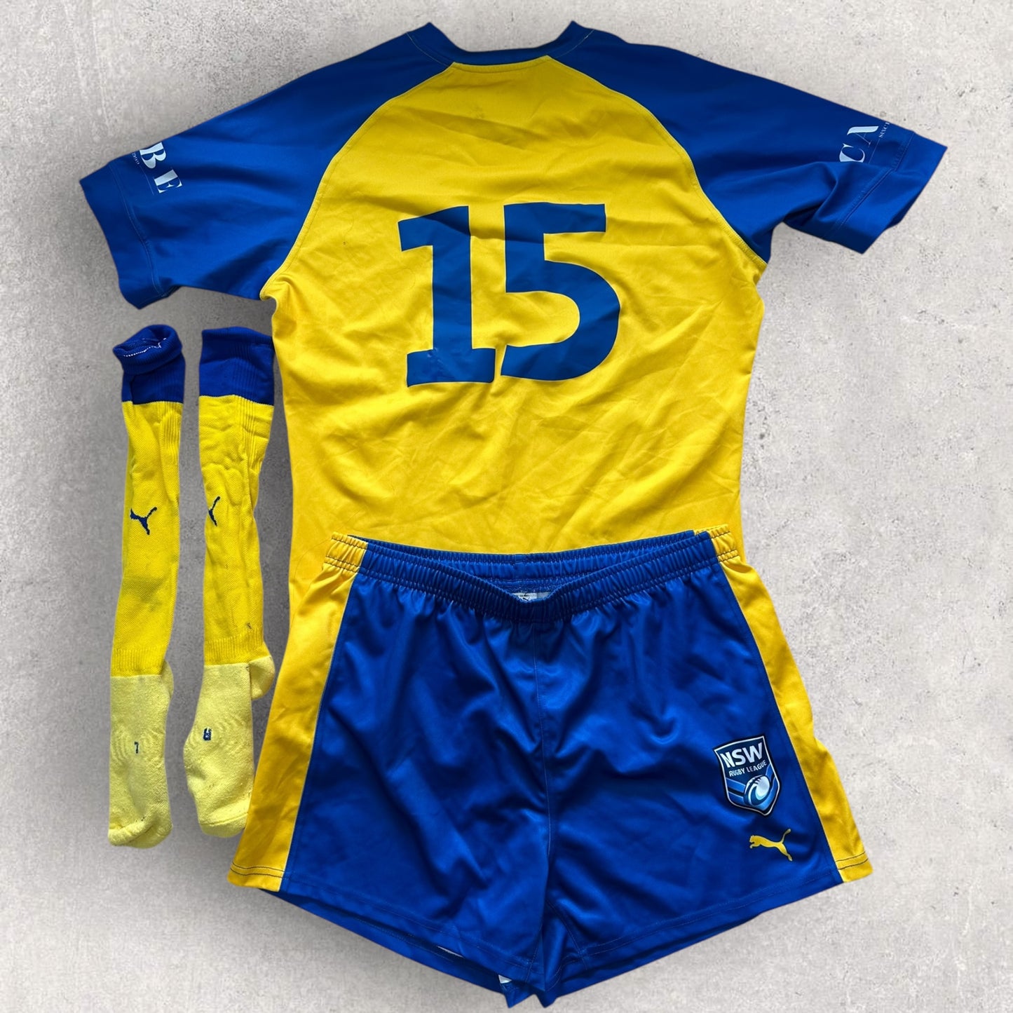 NSW CITY RUGBY LEAGUE FULL MATCH PLAYER KIT WORN BY DENZEL TONISE