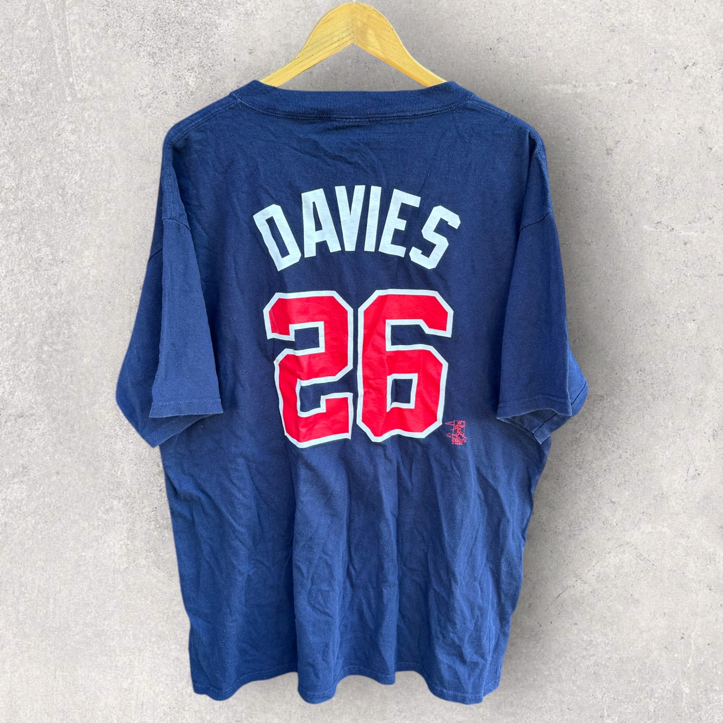 MILWAUKEE BREWERS ZACH DAVIES MAJESTIC MLB SHIRT