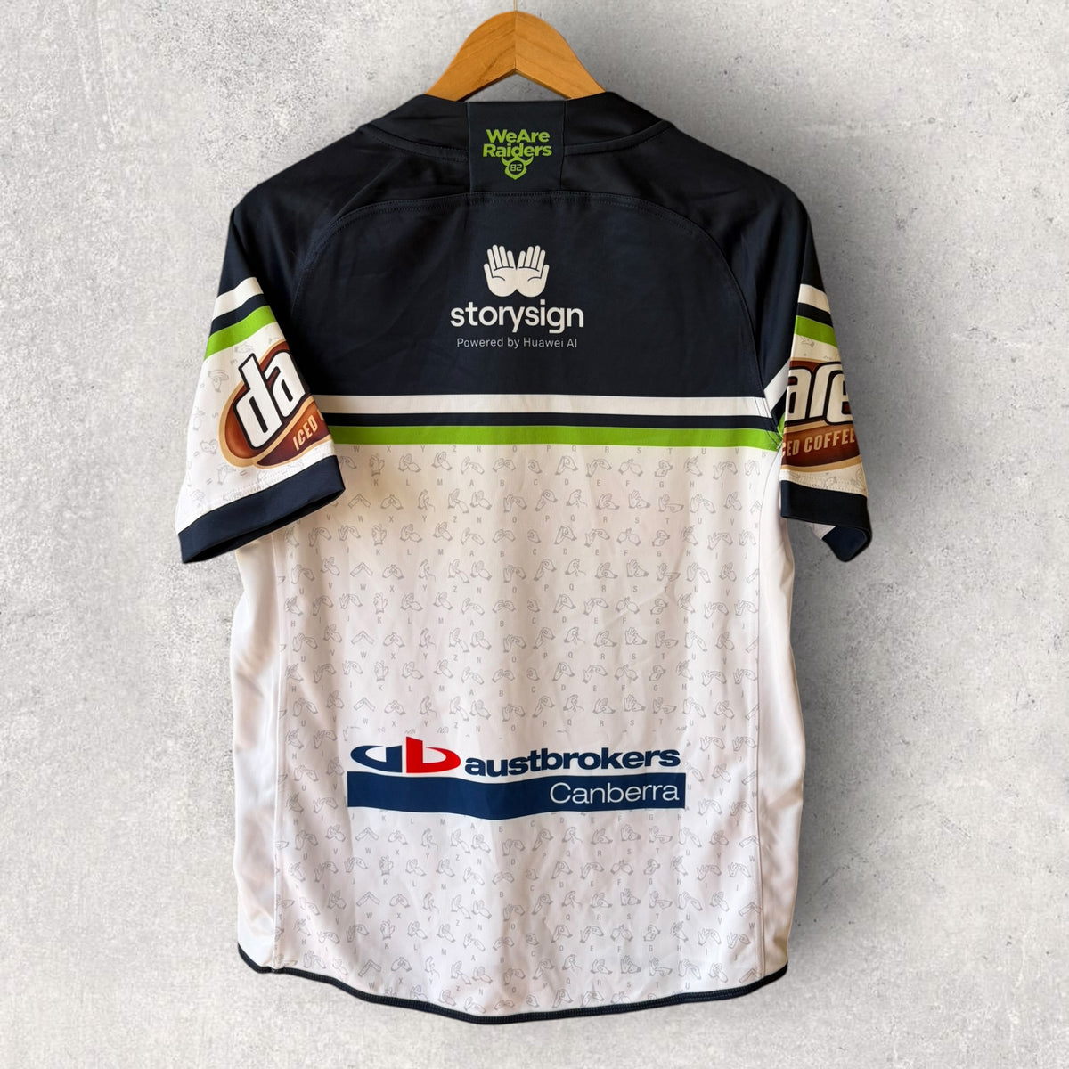 Canberra Raiders 2019 Deaf / Charity ISC Rugby League Jersey