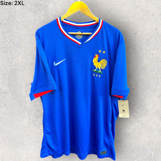 FRANCE 2024 NIKE FOOTBALL HOME JERSEY BRAND NEW WITH TAGS