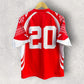 Tonga Rugby Union Kooga Short Sleeve Red Jersey