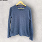 TOMMY HILFIGER BLUE KNITTED JUMPER