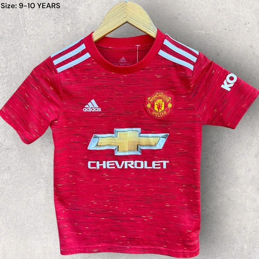 MANCHESTER UNITED 2020-2021 ADIDAS FOOTBALL HOME KIDS JERSEY