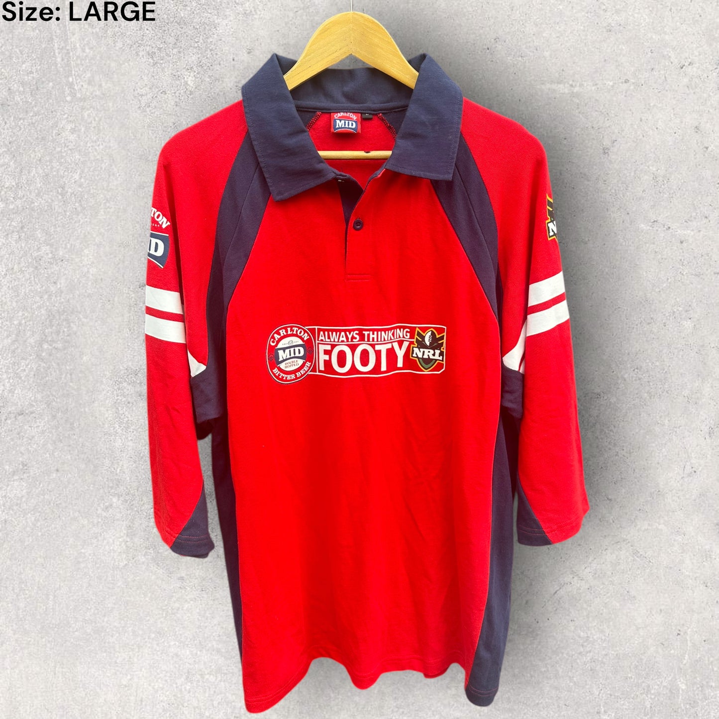 NRL X CARLTON MID 2006 LONG SLEEVE JERSEY