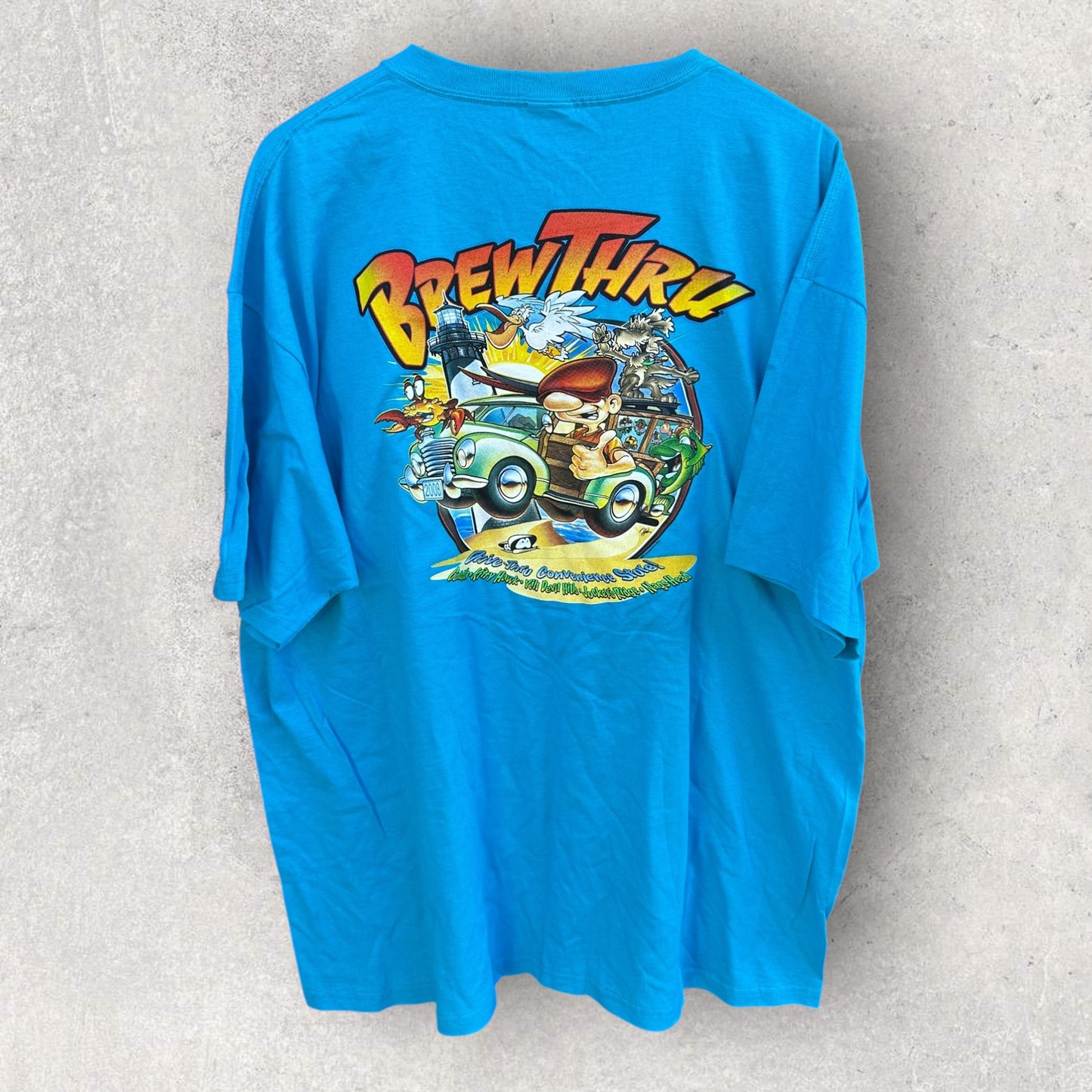 BREW THRU VINTAGE ANVIL SHORT SLEEVE SHIRT