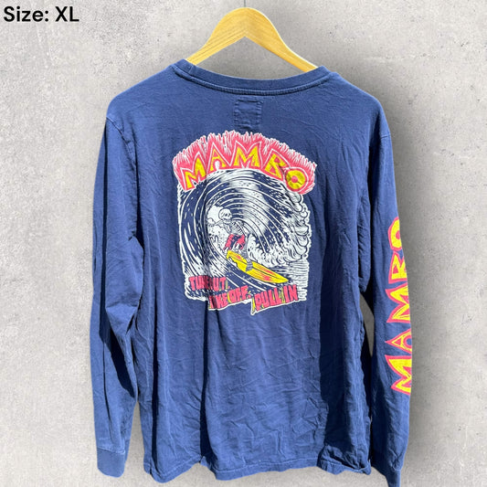 MAMBO SMART ARTS BLUE LONG SLEEVE SHIRT