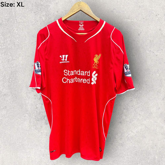 LIVERPOOL FC 2014-2015 HOME WARRIOR FOOTBALL JERSEY