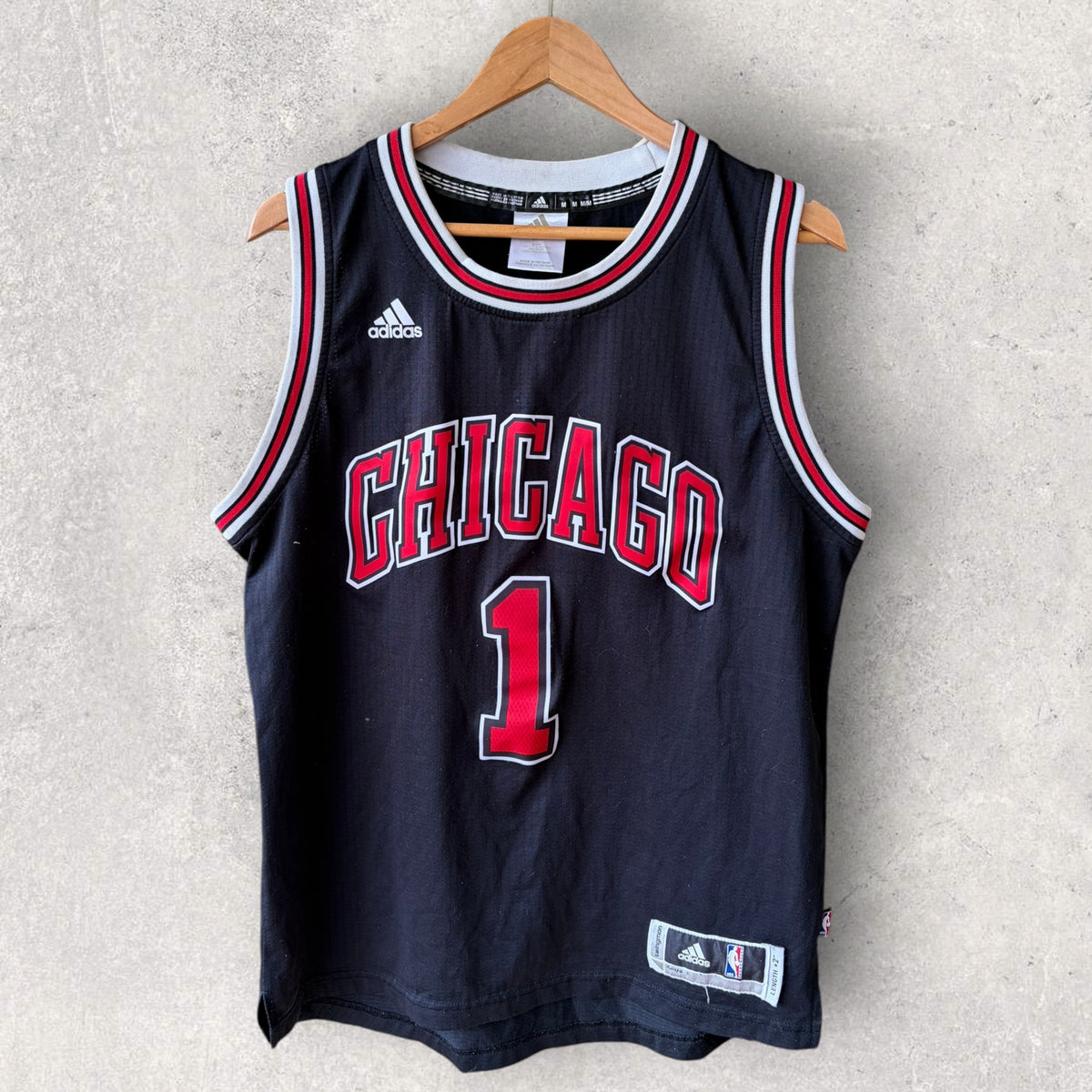 Derrick Rose Chicago Bulls 2015 Adidas NBA Swingman Basketball Jersey
