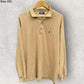 RALPH LAUREN POLO BEIEGE LONG SLEEVE BUTTON UP SHIRT