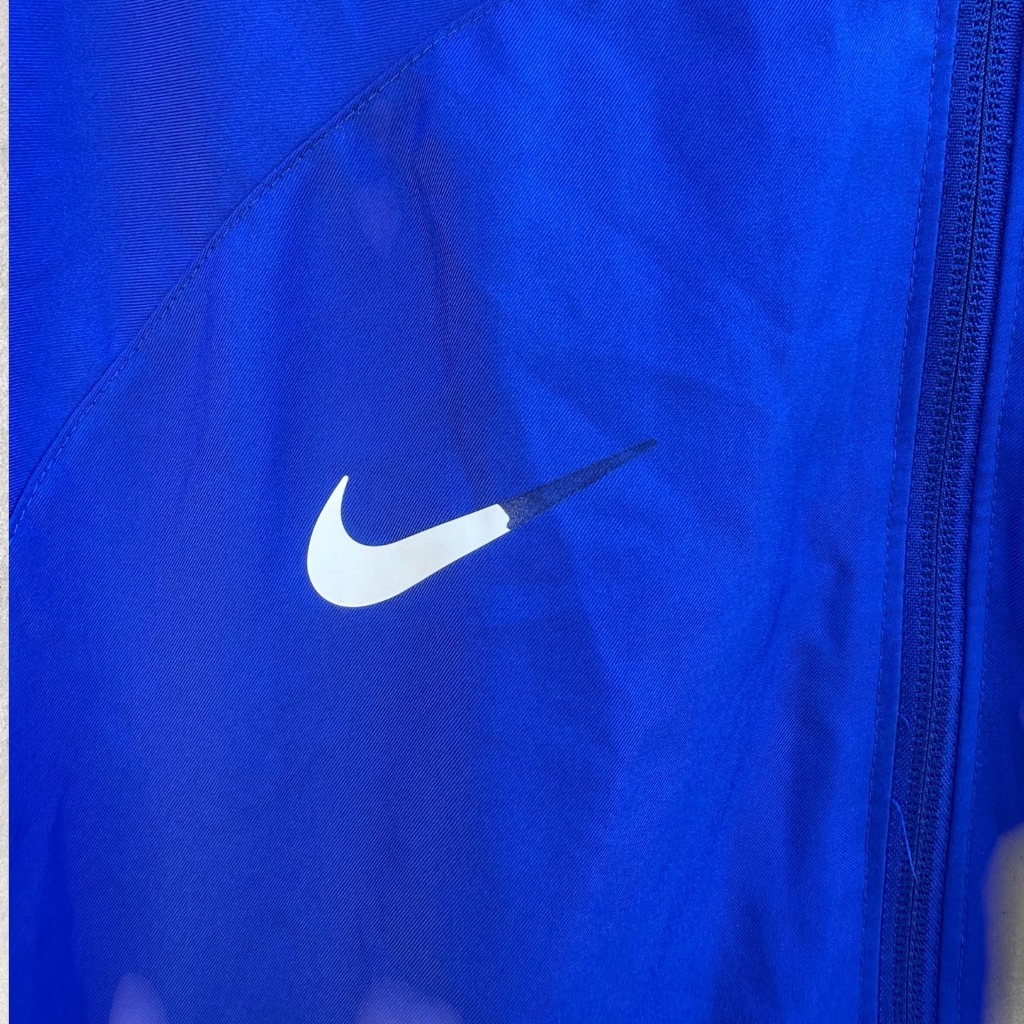 PSG Paris Saint Germain Nike Dri-Fit Blue Full Zip Football Jacket